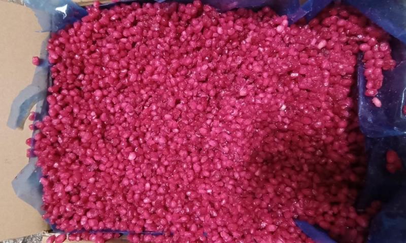 Гранат (зёрна) замороженный от производителя из Египта купить дёшево мелким оптом по низкой цене