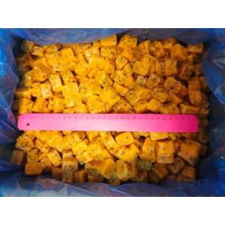 Маракуйя кубик с косточкой замороженная от производителя из Китая купить дёшево оптом по низкой цене