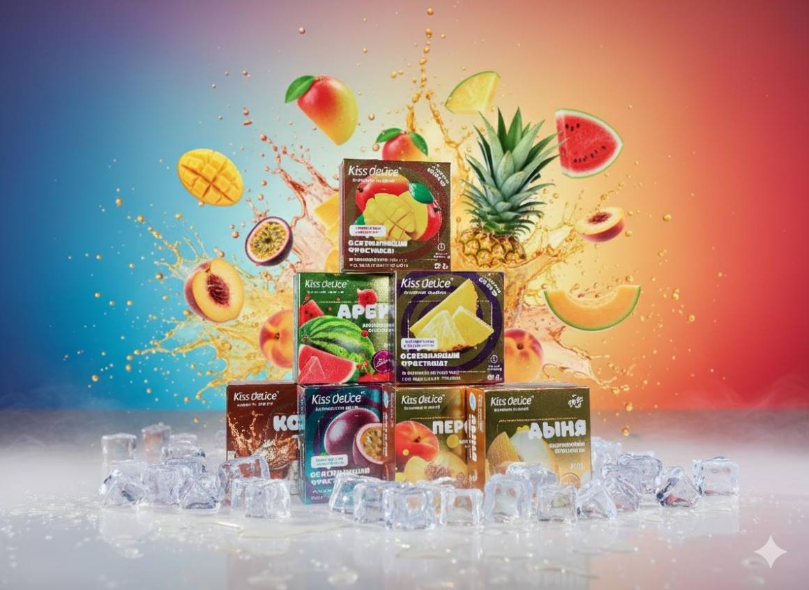 KISS DELICE — Леденцы без сахара с освежающим вкусом купить мелким и крупным оптом в Москве по низкой цене