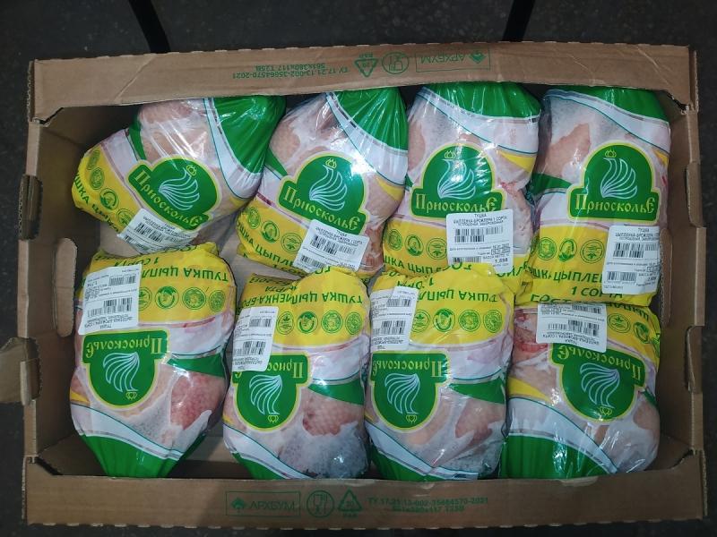 Замороженные тушки ЦБ цыплят-бройлеров ПРИОСКОЛЬЕ купить оптом в Москве по ценам производителя