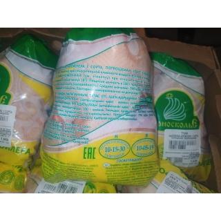 Замороженные тушки ЦБ цыплят-бройлеров ПРИОСКОЛЬЕ купить оптом в Москве по ценам производителя