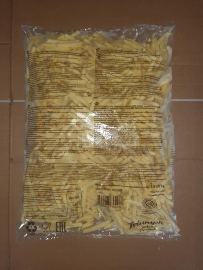 Картофель Фри без панировки 6х6 мм Triumph TR42 от производителя We Fry купить оптом по низкой цене