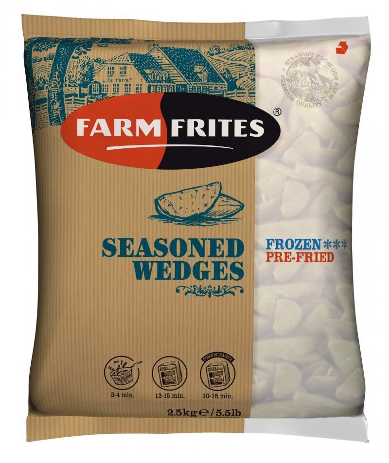 Картофельные дольки в специях, 4 x 2500 g, Farm Frites - фото - 1