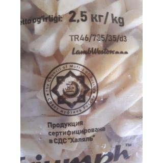 Картофель Фри без панировки 9х9 мм Triumph от производителя Lamb Weston - Халяль продукт