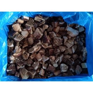 Грибы белые резаные кубиками замороженные купить мелким оптом дёшево по низкой цене производителя