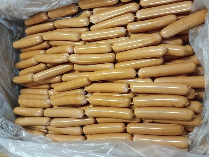 Сосиски «Нежные» замороженные весовые купить мелким оптом в Москве недорого по ценам производителя