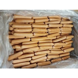 Сосиски «Нежные» замороженные весовые купить мелким оптом в Москве недорого по ценам производителя