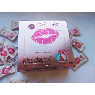 Фростиксы освежающие KISS DELICE - Нежная Роза, Личи и Мята - 50 гр без сахара купить оптом