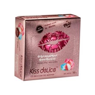 Фростиксы освежающие KISS DELICE - Нежная Роза, Личи и Мята - 50 гр без сахара купить оптом