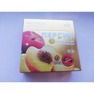 Фростиксы освежающие KISS DELICE - Персик (mint) - 50 гр без сахара купить оптом по низкой цене