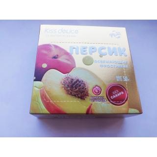 Фростиксы освежающие KISS DELICE - Персик (mint) - 50 гр без сахара купить оптом по низкой цене