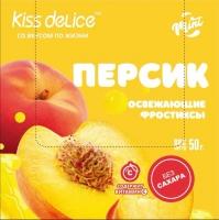 Леденцы без сахара «KISS DELICE» со вкусом – Освежающий Персик - 50 гр - купить оптом по низкой цене